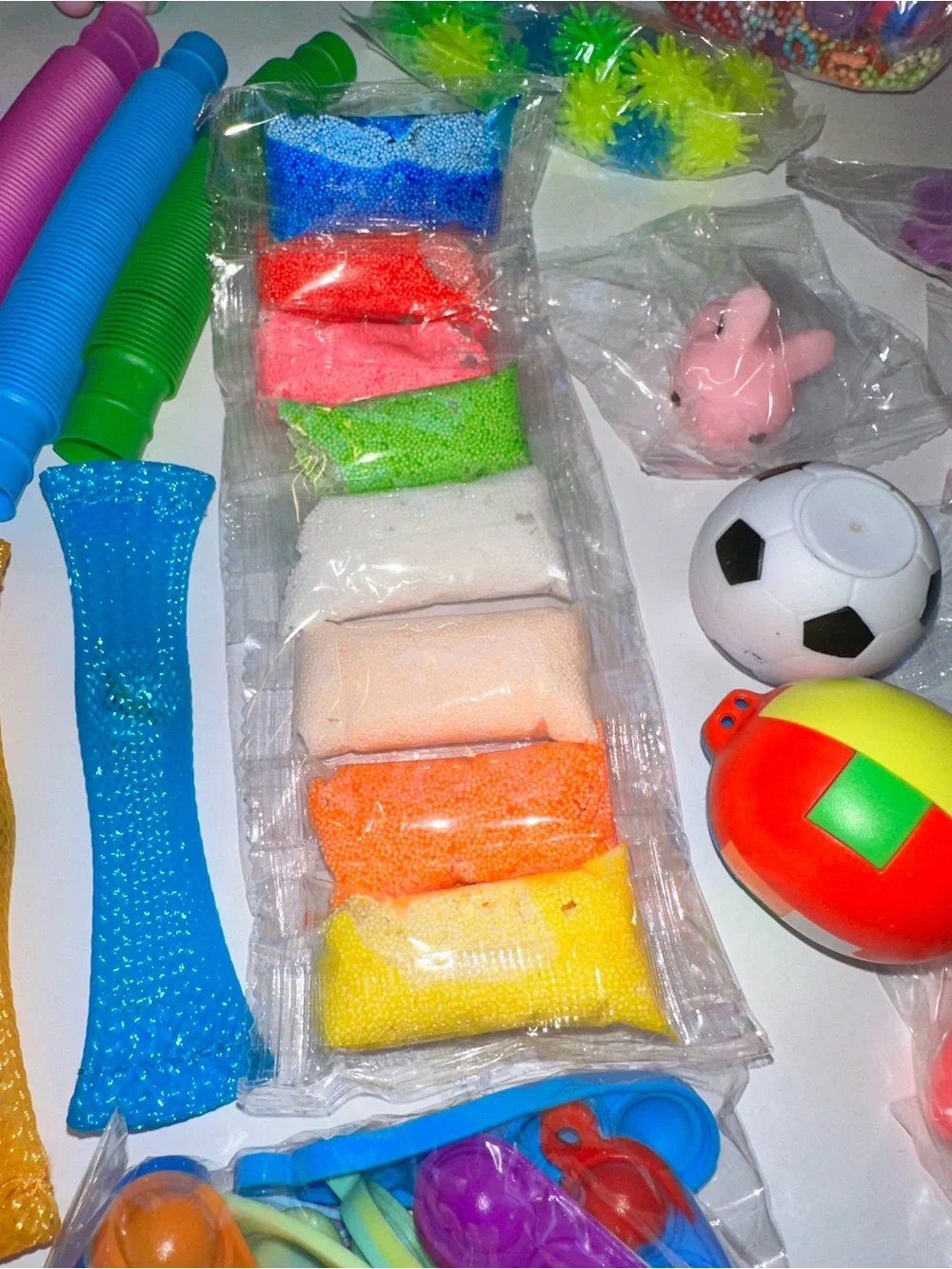 Assorted Rainbow Kids Fidget & Building Toy Set - Multi-Color